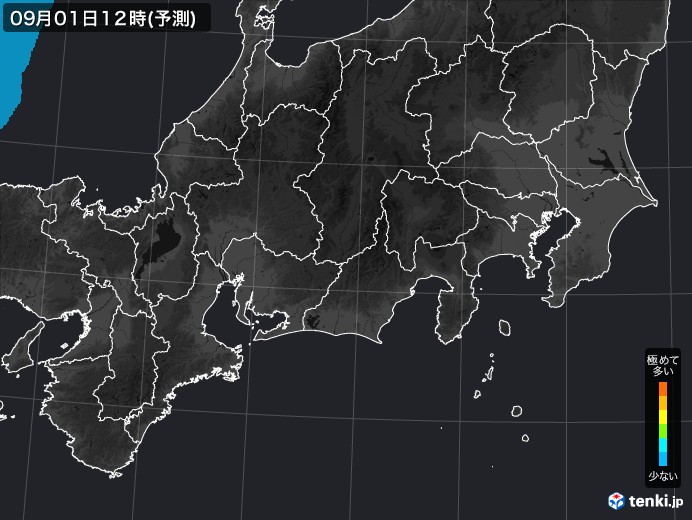 東海地方のPM2.5分布予測