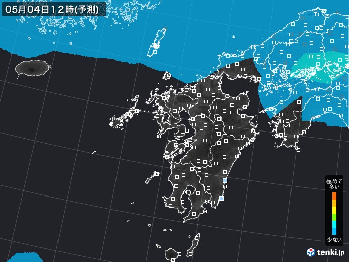 九州地方のPM2.5分布予測