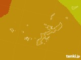 沖縄県のPM2.5分布予測