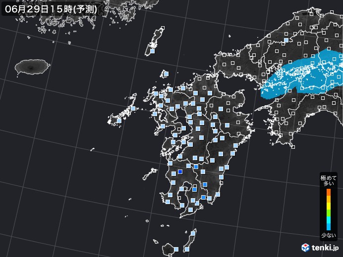 九州地方のPM2.5分布予測