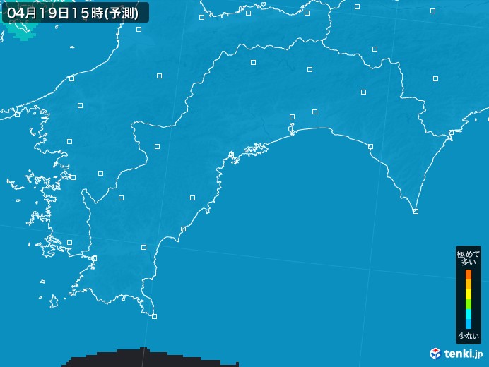 高知県のPM2.5分布予測