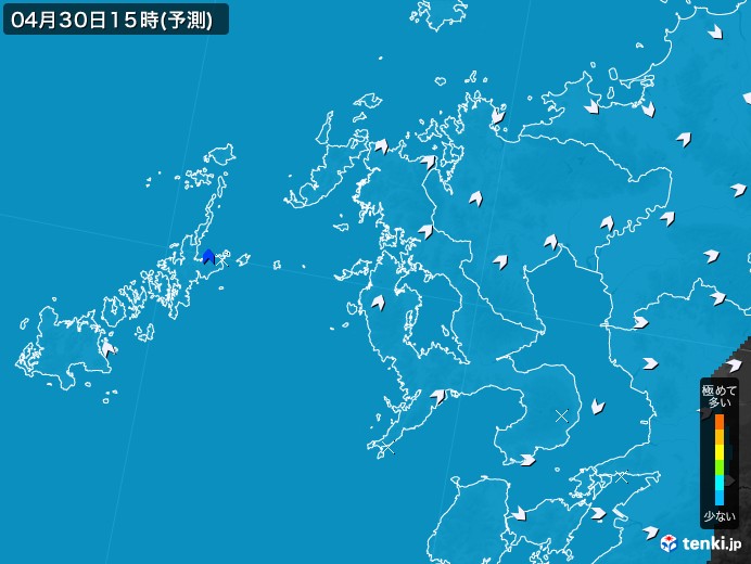 長崎県のPM2.5分布予測