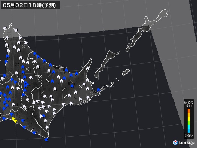 道東のPM2.5分布予測