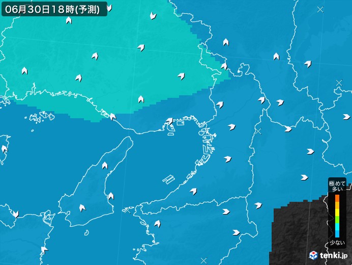 大阪府のPM2.5分布予測