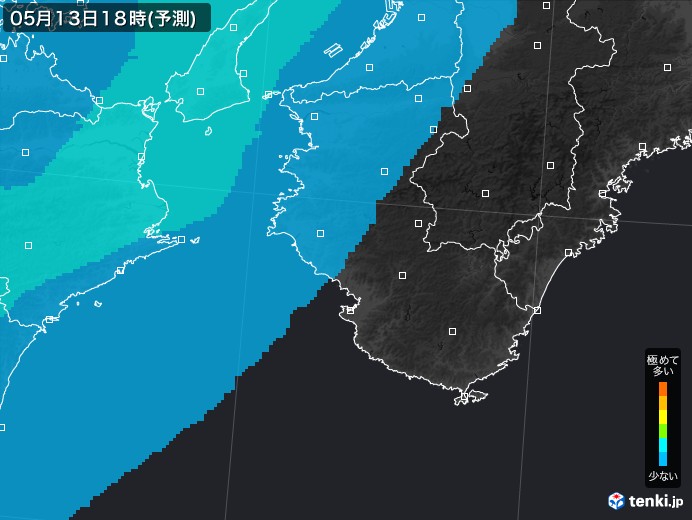 和歌山県のPM2.5分布予測