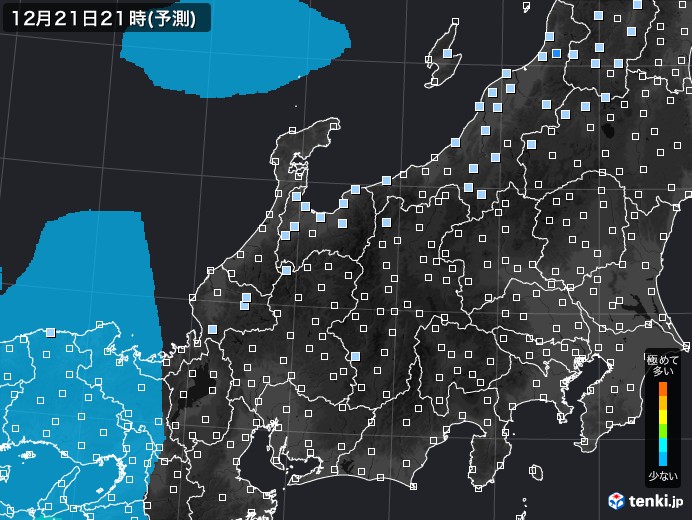 北陸地方のPM2.5分布予測