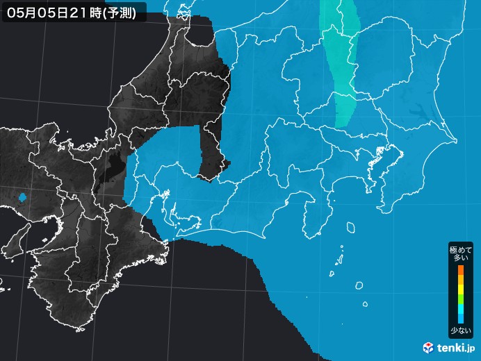 東海地方のPM2.5分布予測