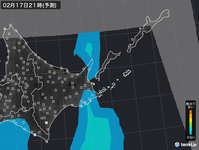 道東のPM2.5分布予測