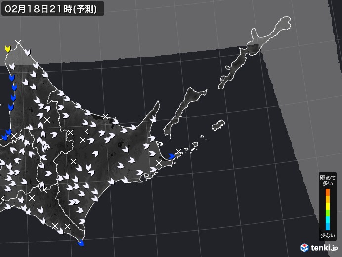 道東のPM2.5分布予測