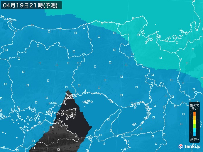 兵庫県のPM2.5分布予測