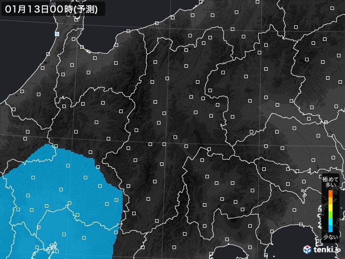 長野県のPM2.5分布予測