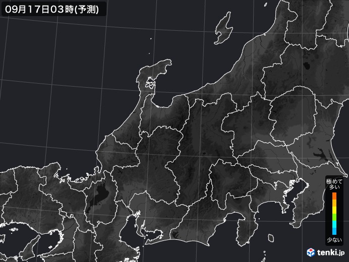 北陸地方のPM2.5分布予測