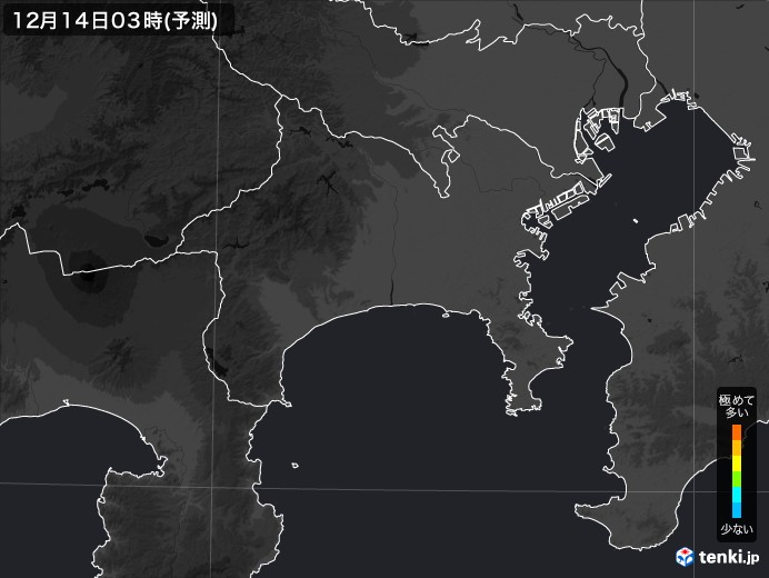 神奈川県のPM2.5分布予測