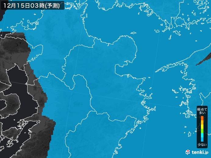 大分県のPM2.5分布予測