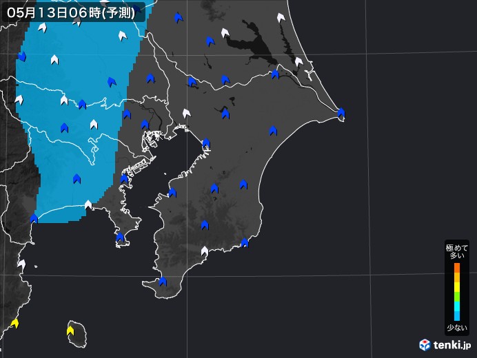 千葉県のPM2.5分布予測
