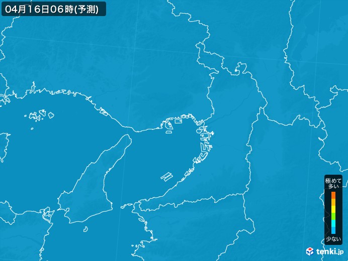 大阪府のPM2.5分布予測