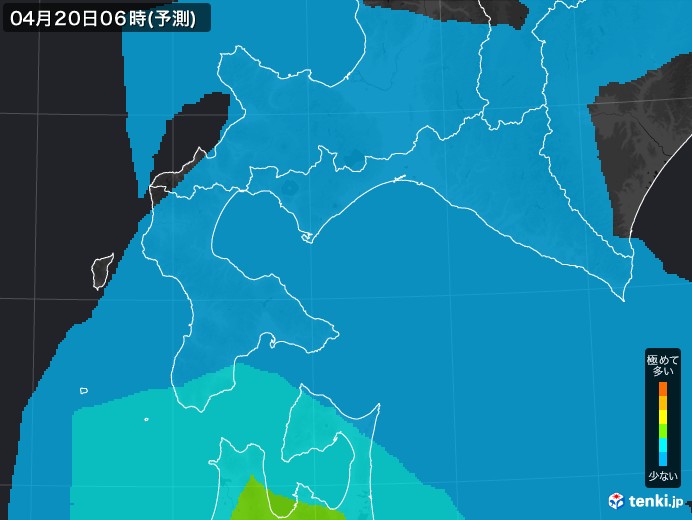 道南のPM2.5分布予測