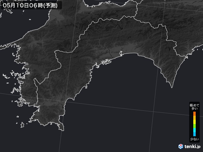 高知県のPM2.5分布予測