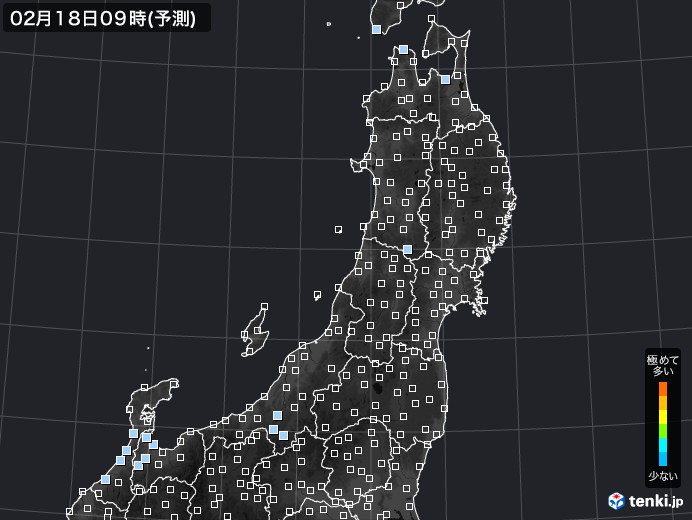 東北地方のPM2.5分布予測