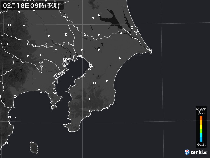 千葉県のPM2.5分布予測