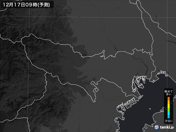 東京都のPM2.5分布予測