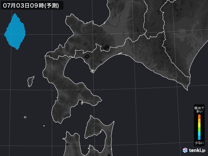 道南のPM2.5分布予測