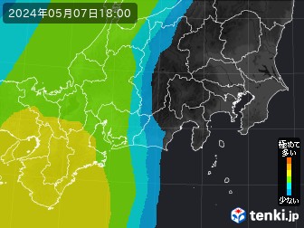PM2.5分布予測(東海地方)