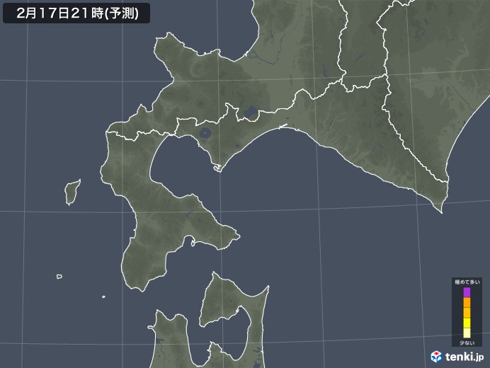 道南のヒノキ花粉 飛散予測マップ 2025