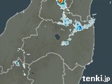 福島県の雨雲レーダー(実況)