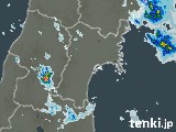 宮城県の雨雲レーダー(実況)