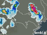 東京都の雨雲レーダー(実況)