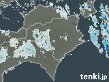 徳島県の雨雲レーダー(実況)