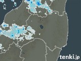 福島県の雨雲レーダー(実況)