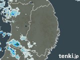 岩手県の雨雲レーダー(実況)