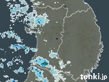 秋田県の雨雲レーダー(実況)