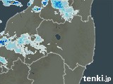 福島県の雨雲レーダー(実況)