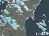 宮城県の雨雲レーダー(実況)