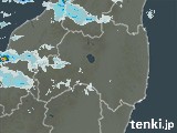 福島県の雨雲レーダー(実況)