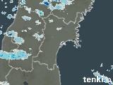 宮城県の雨雲レーダー(実況)