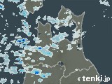 青森県の雨雲レーダー(実況)