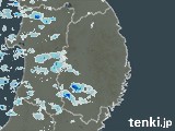 岩手県の雨雲レーダー(実況)