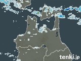 青森県の雨雲レーダー(実況)