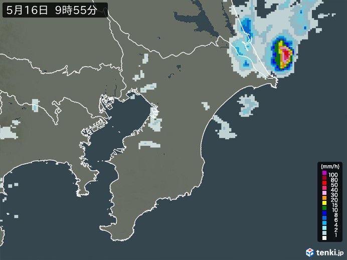 レーダー 松山 天気 雨雲