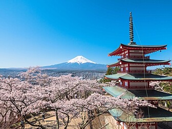 新倉山浅間公園(忠霊塔付近)