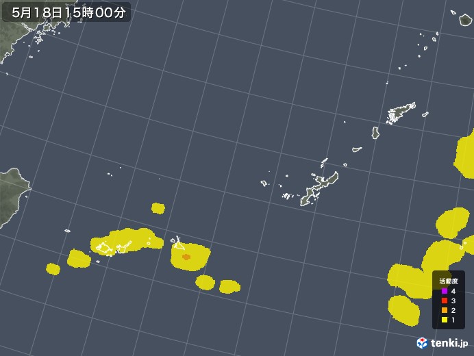 沖縄地方の雷レーダー(予報)