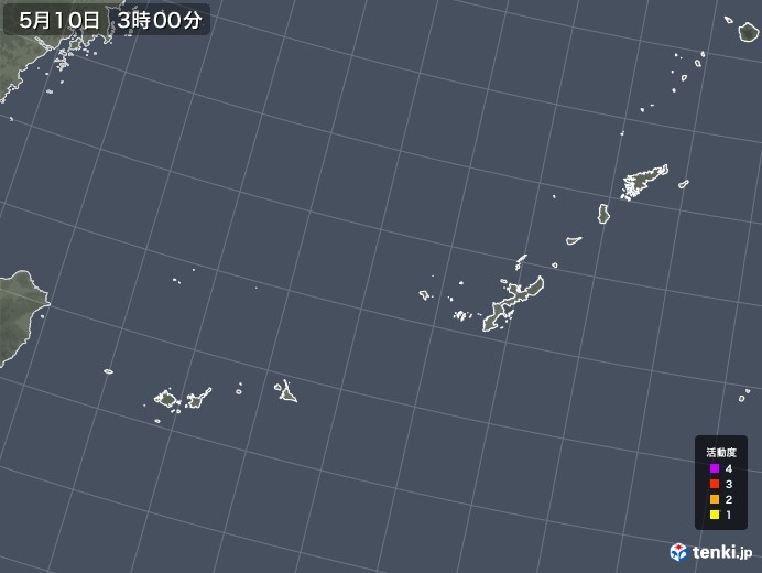 沖縄地方の雷レーダー(予報)