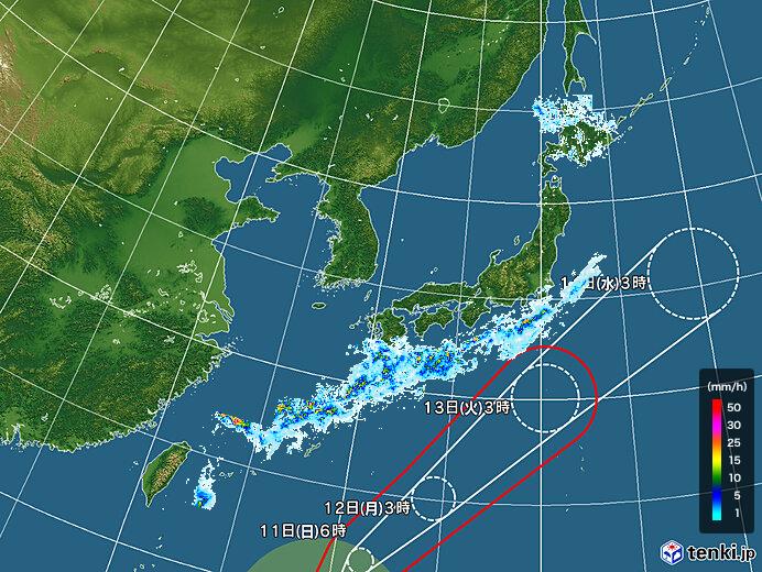 台風情報・日本広域(2023年06月10日06時現在)
