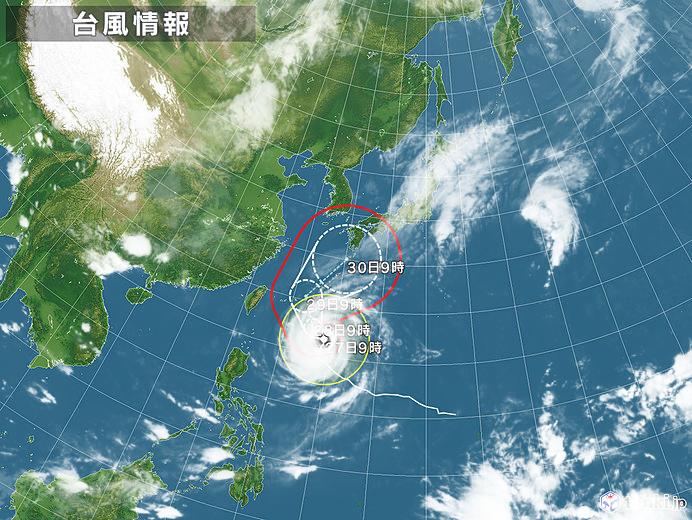 å°é¢¨æå ±ã»æ¥æ¬åºå(2018å¹´09æ27æ¥09æç¾å¨)