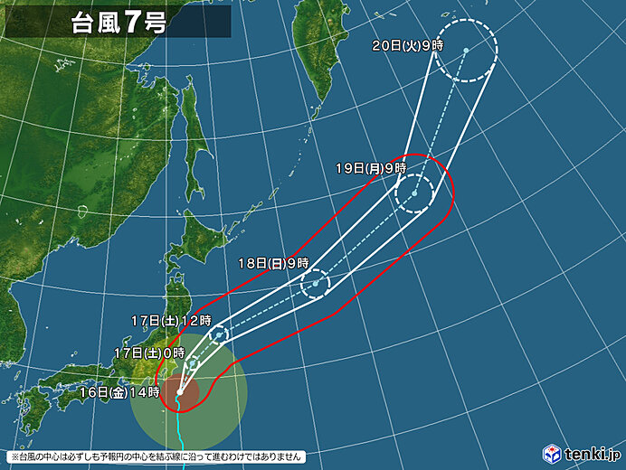 7号拡大(2024年08月13日 12時現在)