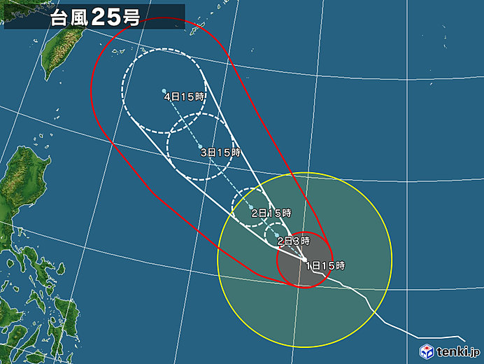 25号拡大(2018年10月01日 15時現在)